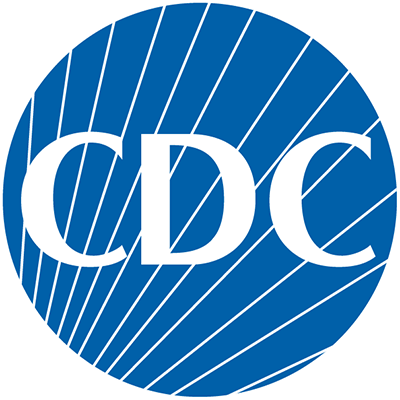 Logo of the centers for disease control and prevention (cdc), featuring white letters "CDC" on a blue circular background with white diagonal stripes, symbolizing professional consulting services in public health management.
